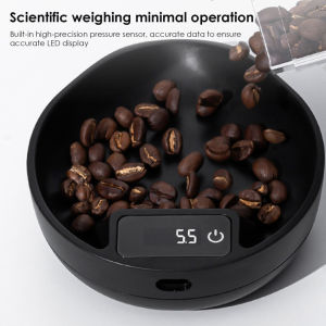 มีตัวจับเวลาขนาดหยดกาแฟมาตราส่วน LCD ความแม่นยำสูงแบบดิจิตอลอิเล็กทรอนิกส์แบบพกพาความแม่นยำสูงขนาด2กก./0.1ก.