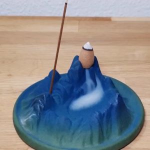 Mountains Incense Burner - Backflow Incense Cone Burner Incense Stick Burner Incense Holder Ceramic