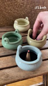 Bát Hương Bát Nhang Trầm Hương Bằng Sứ Cao Cấp Size Vừa Nhiều Màu Sắc Phong Thủy Trang Trí Bàn Thờ Dâng Hương Quà Tết