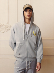 Jack Jones | Embroidered Hooded Loose Sweater