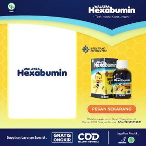 Hexabumin Madu Anak Asli - Madu Murni Asli Original - Madu Waltra Hexabumin - Hexabumin Obat Penamabah Nafsu Makan Anak - Obat Pelancar Bicara Anak - Obat Penumbuh Gigi Anak - Obat Sakit Gigi Anak - Obat Susah Bab Anak