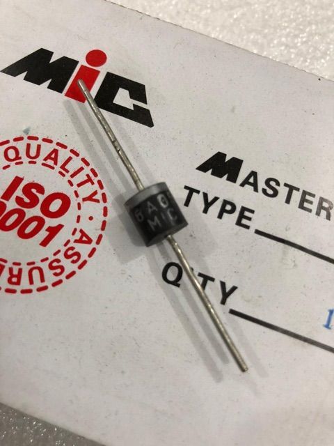 5PCS DIODA 6A05 ORIGINAL MIC 6A 05 DIODE 6 AMPERE