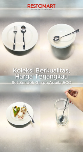 Cake Fork / Garpu Kue 6 pcs RESTOMART Stainless Steel (0914076)(F0)