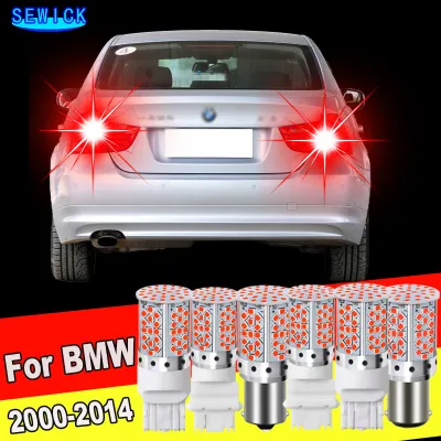 2pcs LED สีแดงเบรคหยุดไฟท้าย Blubs ไม่มีข้อผิดพลาดสําหรับ BMW 3-Series E90 E91 F30 F80 F31 335d 330i 325i 320d 316i 318d 328i