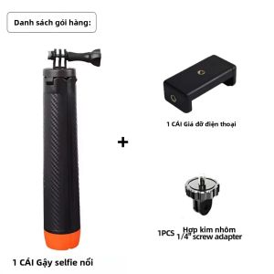 MEUYAG Ổ Cắm Kéo Dài Cao Cấp Chân Máy Gậy Chụp Hình Selfie Stick Dưới Nước Sức Nổi Cực Cho GoPro Insta360 DJI OSMO Camera Thể Thao Phụ Kiện Nhôm