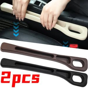 New Car Seat Gap Filler Organizer PU Waterproof Universal Car Seat Gap Anti-leak Stopper Strip 2 Slot Seat Gap Storage Organizer