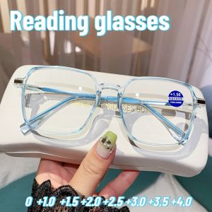 Anti Blue Light Farsighted Eyeglasses Reading Eyewear for Women Men  0-+400
