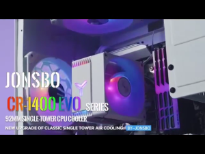 🔥JONSBO🔥CPU AIR COOLER❄️CR1400 EVO ARGB CPU Cooling fan PC CPUหม้อน้ำทาวเวอร์ 4ท่อทองแดง ปิดเสียง รองรับ Intel แล AMD