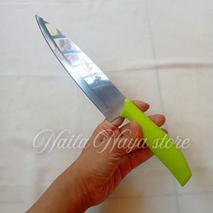 pisau dapur stainless steel tajam anti karat ukuran besar gagang plastik tersedia 3 variasi