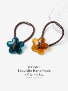 Frosted Flower Hair Ties: A Guide to Korean Style & Versatile Hair Accessories