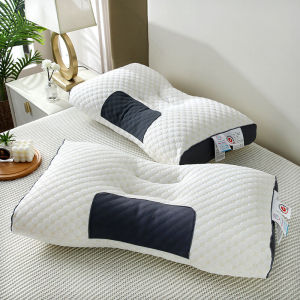 PrttyFamily Hypoallergenic Cervical Neck Support Pillow Core - Washable Breathable & Ergonomic Sleep Aid