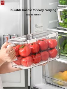 Transparent Sealed Food-Grade Fridge Storage Box
