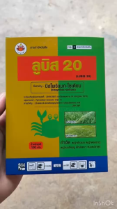 บิสไพริแบก-โซเดียม บิสไพริแบค 20 ลูบิส 20 **ข้าวไม่แดง** เก็บหญ้าในนาข้าว กำจัดหญ้าในนาข้าว ใบแคบ ใบกว้าง กก 100 กรัม