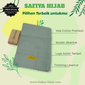 BEST SELLER HIJAB SEGIEMPAT POLOS SAGE GREEN DENNAY HIJAB SEGIEMPAT POLOS LASERCUT KERUDUNG SEGIEMPAT POLOS LASERCUT TERBARU