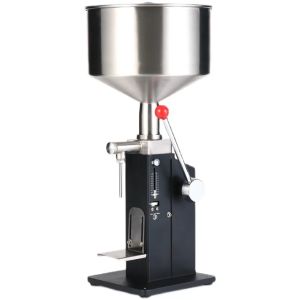 5-50ML Manual Liquid Filling Machine Stainless Steel Paste Filler With Hopper For Shampoo Cosmetic