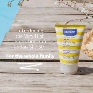 MUSTELA Very High Protection Sun Lotion for All Skin Types (100ML / 3.38fl.oz)