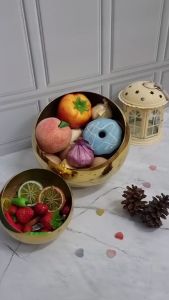 Mangkok Emas Bola 14cm 18cm 22cm Stainless Steel SUS 304: Wadah Serbaguna Anti Karat