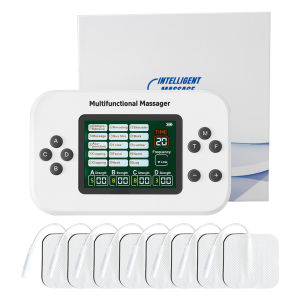 15 Modes Tens Unit Muscle Stimulator 4 Outputs Professional Physiotherapy Massager EMS Tens Electrostimulator With 8pcs Pads