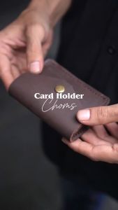 Coppo  Dompet Kartu Pria Wanita | Card Holder Kulit Handmade | Tempat Kartu Tipe Choms