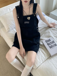 Váy ngắn denim thêu cho nữ Váy mùa hè không tay lưng cao cỡ lớn Thiết kế chống lão hóa Lý tưởng cho bữa tiệc