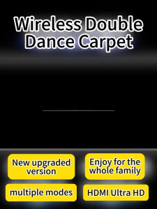 BENBO Double Wireless Dancing Pads Mat for TV with 2 Game Controller Remote Just Dance Kids Adults Party Fitness Exercise Interactive Game