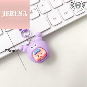 【TERESA】A194 Cute 3D Cartoon Doll Keychain | Rantai Kunci Patung Kartun 3D Comel | 可爱卡通立体公仔钥匙扣