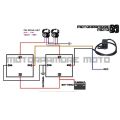 Mini Driving Light Wiring Kit 2-Relay-Fuse Combination (1) Set. 