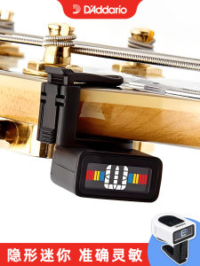 DAddario Mini Guitar Tuner Tuning Fork Ukulele Bass Tuning Device CT-12 Compact Portable Music Instrument Accessory