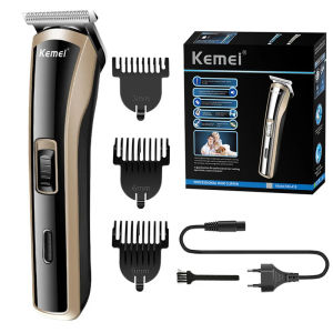 Kemei KM-418 Máy Cắt Tóc Không Dây Điện Chuyên Nghiệp Tông Đơ Cắt Tóc Chống Thấm Nước Có Thể Sạc Lại Cho Nam Máy Cắt Tóc