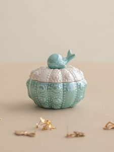 FENGBAI | Whale Design Ceramic Jewelry Storage Box