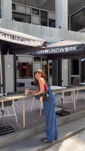 Upeachme - Bobby jumpsuit จั๊มสูทยีนส์ขายาวเกาหลีเกาใจ จั๊มสูทขายาวมินิมอล จั๊มสูทยีนส์เท่รับซัมเมอร์ จั๊มสูทยีนส์