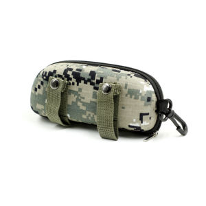 Camouflage Sunglasses Case Outdoor Portable Zipper Glasses Case EVA Sunglasses Organizer Storage Box For Outdoor Camping Hiking