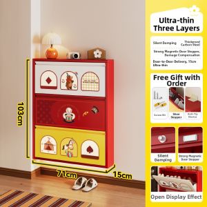 MEISD | Ultra-thin Compact Shoe Cabinet 15cm
