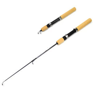 WEIHE  0.6m 0.8m 1m Fishing Tackle Carbon Mini Winter Ice Fishing Shrimp Rod