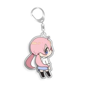 Bandai | For Hatsune Miku Sakine Meiko Yuzuki Yukari Acrylic Selfmade Keychain Cute Backpack Pendant Key Chain Game Fans Gift Ornaments