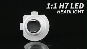 Lupuauto 2Pcs 18000LM H7 Led Headlight car Fanless Head Light Bulbs Fog Lamp Motorcycle Automotive Headlamp 12V 6000K White  Mini H7 LED Head lamp for hyundai tucson headlight