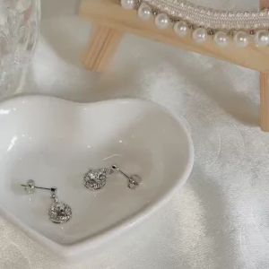 Her Jewellery Dangling Kreis Earrings - 18K Gold Plated Luxury Crystal Embellishments - Carry-In Warranty, Jewellery Care, and Free Gifts Included