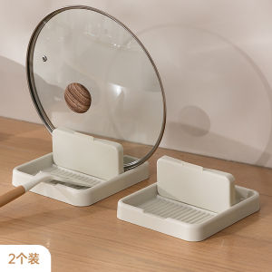 Foldable Kitchen Pot Lid Holder Stand Countertop Seated Spoon Storage Rack Wok Holder Utensil Storage Organizer Plastic