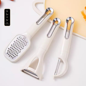 Dụng cụ nạo vỏ rau củ quả đa năng nạo hoa quả 2 phiên bản ngang dọc chống gỉ