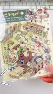 3D Landscaping Stickers: Korean Style High-Value Scene Stickers for DIY Home Decor