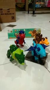 Mainan Dinosaurus DIY Squad Murah Kemasan Kantong Isi 4 Pcs Ada Obengnya RL589 34D | Mainan Edukasi Merakit Dinosaurus Asssembly Series  Bahan Plastik Bisa Bongkar Pasang | Set Hadiah Anak Laki Laki Yang Keren