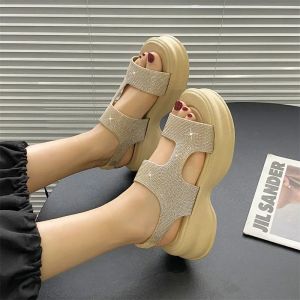 Womens Summer New Thick Sole Beach Shoes Fashion Wedge Sandals