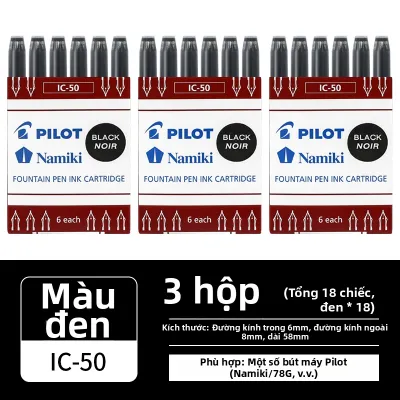 Pilot | Mực Bút Thép Không Chứa Carbon Đỏ Xanh Đen