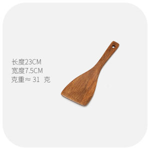 Wooden Spatula Set Large Wooden Soup Spoon Rice Spoon Non-Stick Kitchen Utensils Long Wooden Cooking Spoons And Scrapers