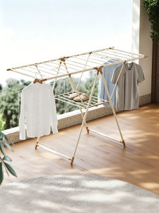 MINGZHI | Foldable Floor Balcony Drying Rack