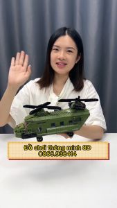Mô hình lego trực thăng quân sự lego trực thăng cảnh sát - Đồ chơi thông minh đồ chơi giáo dục cho trẻ từ 6 tuổi