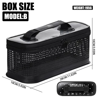 Thicken Jig Fishing Box Jigging Lure Bag Waterproof Fishing Gear Boxes Sea Fishing Main Sub Line Float Storage Case Handbag