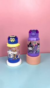 BOS Botol Air Plastik Sedotan 600ml Motif Sanrio/Botol Air Anak/Botol
