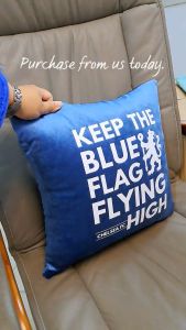 Chelsea 16"x16" Throw Pillow Cover - Washable Cover| Chelsea Love | Soft Pillow Case | Made in Malaysia