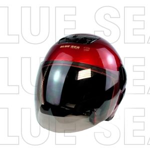 Mũ Bảo Hiểm 3/4 Đầu - Blue Sea A102 - SƠN NHÁM MỜ - Mũ Mô tô - Có Kính Dài - Hàng chính hãng